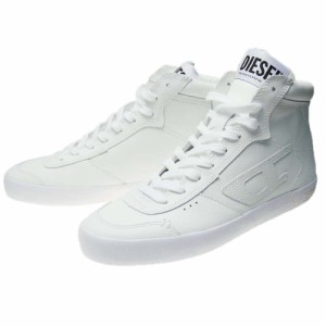 【○％OFF！】DIESEL ディーゼル レディースハイカットスニーカー Y03337 PR030 / S-LEROJI MID W ホワイト /2024春夏新作