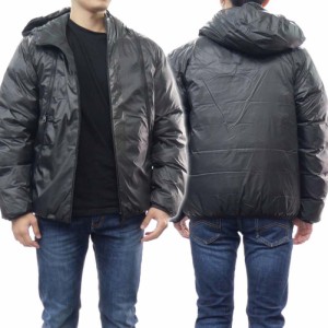 【セール 50％OFF！】EMPORIO ARMANI エンポリオアルマーニ EA7 メンズリバーシブル中綿ブルゾン 6LPB06 PN5ZZ ブラック