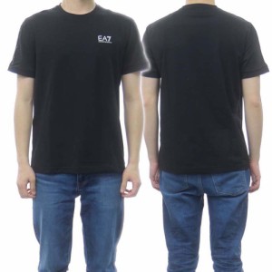 【セール 55％OFF！】EMPORIO ARMANI エンポリオアルマーニ EA7 メンズクルーネックTシャツ 3LPT31 PJFUZ ブラック