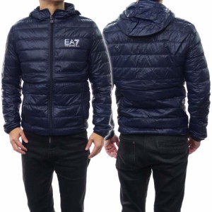 【セール 50％OFF！】EMPORIO ARMANI エンポリオアルマーニ EA7 メンズダウンブルゾン 8NPB02 PN29Z ネイビー