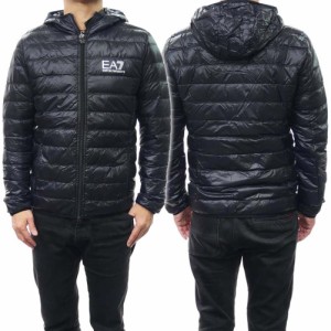 【セール 50％OFF！】EMPORIO ARMANI エンポリオアルマーニ EA7 メンズダウンブルゾン 8NPB02 PN29Z ブラック