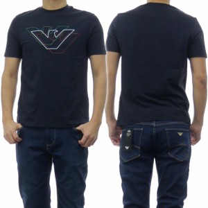 【旧作処分セール 60％OFF！】EMPORIO ARMANI エンポリオアルマーニ メンズクルーネックTシャツ 3H1T71 1J11Z ネイビー