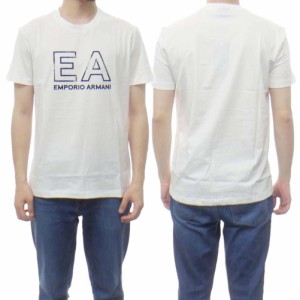 【セール 55％OFF！】EMPORIO ARMANI エンポリオアルマーニ メンズクルーネックTシャツ 3L1TFM 1JPZZ ホワイト