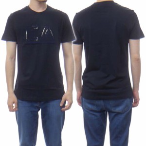 【セール 55％OFF！】EMPORIO ARMANI エンポリオアルマーニ メンズクルーネックTシャツ 3L1TFM 1JPZZ ネイビー