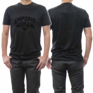 【セール 45％OFF！】EMPORIO ARMANI エンポリオアルマーニ メンズクルーネックTシャツ 3R1TBG 1JUVZ ブラック