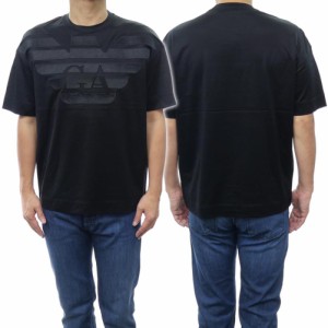 【セール 45％OFF！】EMPORIO ARMANI エンポリオアルマーニ メンズクルーネックTシャツ 3R1TZ2 1JUVZ ブラック