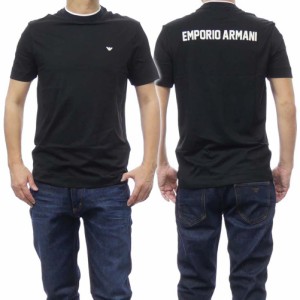 【38％OFF！】EMPORIO ARMANI エンポリオアルマーニ メンズクルーネックTシャツ 3D1T73 1JPZZ ブラック /2024春夏新作