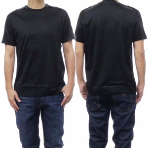 【○％OFF！】EMPORIO ARMANI エンポリオアルマーニ メンズクルーネックTシャツ 3D1TD3 1JUVZ ブラック /2024春夏新作