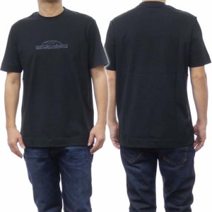 【○％OFF！】EMPORIO ARMANI エンポリオアルマーニ メンズクルーネックTシャツ 3D1TG8 1JOCZ ブラック /2024春夏新作