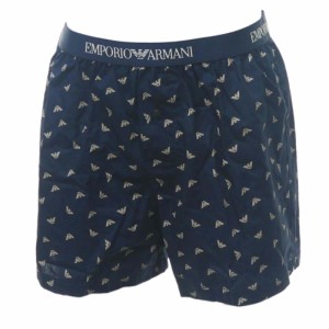 【セール 40％OFF！】EMPORIO ARMANI UNDERWEAR エンポリオアルマーニアンダーウェア メンズトランクス 110991 3F576 ネイビー