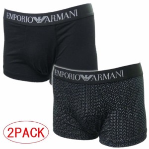 【セール 45％OFF！】EMPORIO ARMANI UNDERWEAR エンポリオアルマーニアンダーウェア メンズボクサーパンツ 111210 3R504 ブラック