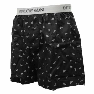 【24％OFF！】EMPORIO ARMANI UNDERWEAR エンポリオアルマーニアンダーウェア メンズボクサーパンツ 110991 4R576 ブラック /2024春夏新