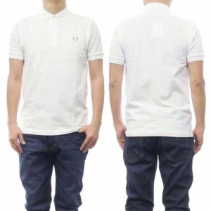 【16％OFF！】FRED PERRY フレッドペリー メンズ鹿の子ポロシャツ M6000 / PLAIN FRED PERRY SHIRT ホワイト /2024春夏新作