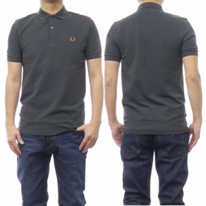【16％OFF！】FRED PERRY フレッドペリー メンズ鹿の子ポロシャツ M6000 / PLAIN FRED PERRY SHIRT ダークグレー /2024春夏新作