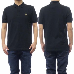 【16％OFF！】FRED PERRY フレッドペリー メンズ鹿の子ポロシャツ M6000 / PLAIN FRED PERRY SHIRT ブラック /2024春夏新作