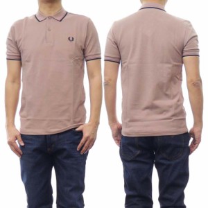 【16％OFF！】FRED PERRY フレッドペリー メンズ鹿の子ポロシャツ M3600 / TWIN TIPPED FRED PERRY SHIRT ダークピンク /2024春夏新作