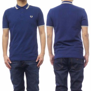 【16％OFF！】FRED PERRY フレッドペリー メンズ鹿の子ポロシャツ M3600 / TWIN TIPPED FRED PERRY SHIRT ネイビー /2024春夏新作