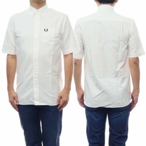 【20％OFF！】FRED PERRY フレッドペリー メンズカジュアルシャツ M5503 / OXFORD SHIRT ホワイト /定番人気商品