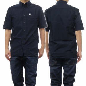 【20％OFF！】FRED PERRY フレッドペリー メンズカジュアルシャツ M5503 / OXFORD SHIRT ネイビー /2024春夏新作