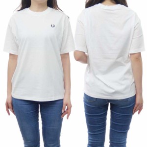 【17％OFF！】FRED PERRY フレッドペリー レディースクルーネックTシャツ G1142 / CREW NECK T-SHIRT ホワイト /定番人気商品