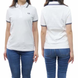 【12％OFF！】FRED PERRY フレッドペリー レディースポロシャツ G3600 / TWIN TIPPED FRED PERRY SHIRT ホワイト /定番人気商品