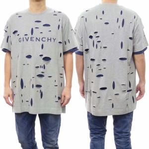 【50％OFF！】GIVENCHY ジバンシィ メンズクルーネックTシャツ BM716N3YK1 グレー /2024春夏新作