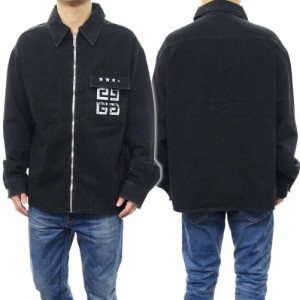 【○％OFF！】GIVENCHY ジバンシィ メンズシャツジャケット BM61035YAA ブラック /2024春夏新作