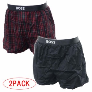 【セール 50％OFF！】HUGO BOSS ヒューゴボス メンズボクサーパンツ 2PACK 50485872 10247507 / 2P Boxer Shorts EW ブラック