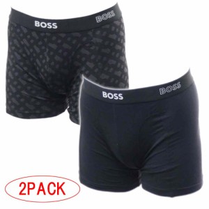 【セール 50％OFF！】HUGO BOSS ヒューゴボス メンズボクサーパンツ 2PACK 50483661 10245107 / Boxer Br 2P Print G ブラック