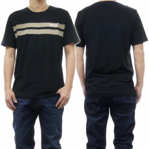 【34％OFF！】HUGO BOSS ヒューゴボス メンズクルーネックTシャツ 50515501 10161407 / Balance T-Shirt ブラック /2024春夏新作