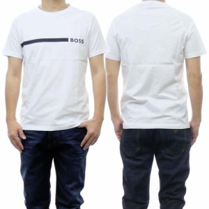 【○％OFF！】HUGO BOSS ヒューゴボス メンズクルーネックTシャツ 50517970 10249533 / RN Slim Fit ホワイト /2024春夏新作