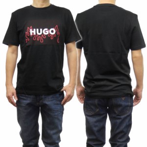 【40％OFF！】HUGO・HUGO BOSS ヒューゴボス メンズクルーネックTシャツ 50506989 10233396 / Dulive_U241 ブラック /2024春夏新作