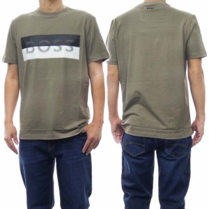 【セール 50％OFF！】HUGO BOSS ヒューゴボス メンズクルーネックTシャツ 50512998 10259046 / Tee 9 カーキグレー