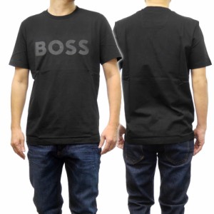 【36％OFF！】HUGO BOSS ヒューゴボス メンズクルーネックTシャツ 50506363 10236129 / Tee Mirror ブラック /2024春夏新作