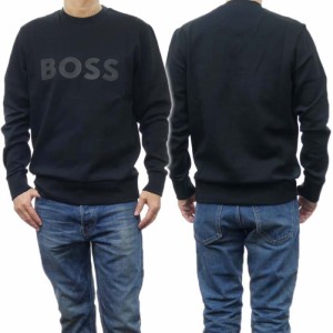 【○％OFF！】HUGO BOSS ヒューゴボス メンズトレーナー 50506119 10256713 / Salbo ブラック /2024春夏新作