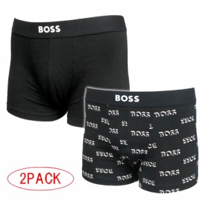 【○％OFF！】HUGO BOSS ヒューゴボス メンズボクサーパンツ 2PACK 50509267 10257114 / Trunk 2P Gift ブラック /2024春夏新作