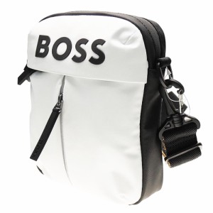 【29％OFF！】HUGO BOSS ヒューゴボス メンズショルダーバッグ 50516893 10252396 / Stormy_NS_Zip ホワイト /2024春夏新作