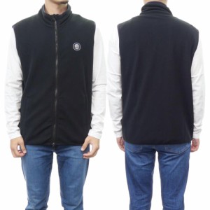 【セール 70％OFF！】HYDROGEN ハイドロゲン メンズフリースベスト G00460 / VEST MICROFLEECE GOLF ブラック