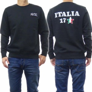 【セール 60％OFF！】HYDROGEN ハイドロゲン メンズトレーナー 330506 / ITALIA 17 SWEATSHIRT ブラック