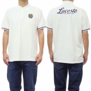 【9％OFF！】LACOSTE ラコステ 鹿の子ポロシャツ PH7436 オフホワイト /2024春夏新作