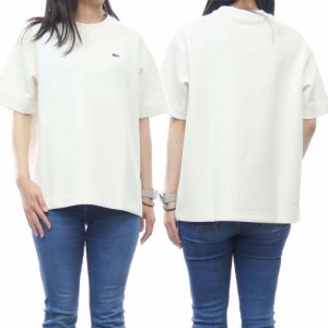 【8％OFF！】LACOSTE ラコステ レディースクルーネックTシャツ TF7301 ホワイト /2024春夏新作