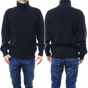 【セール 50％OFF！】LARDINI ラルディーニ メンズタートルネックセーター ITLMML321 IT61065 ブラック