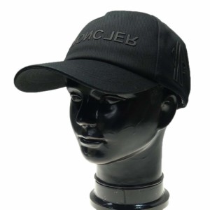 【23％OFF！】MONCLER モンクレール メンズキャップ 3B00002 04863 / BASEBALL CAP ブラック /2024春夏新作