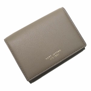 【セール 35％OFF！】MARC JACOBS マークジェイコブス レディース三つ折り財布（小銭入れ付き）S114L01RE22 / THE MIDIUM TRIFOLD グレー