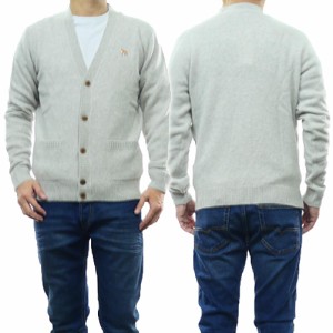 【セール 35％OFF！】MAISON KITSUNE メゾンキツネ メンズカーディガン LM00507KT1006 / BABY FOX PATCH REGULAR CARDIGAN グレー