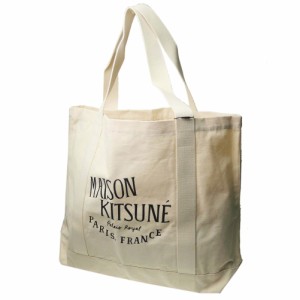 【セール 30％OFF！】MAISON KITSUNE メゾンキツネ レディーストートバッグ LW05102 WW0008 / PALAIS ROYAL SHOPPING BAG ベージュ