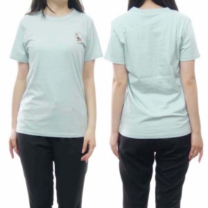 【セール 48％OFF！】MAISON KITSUNE メゾンキツネ レディースクルーネックTシャツ KW00107KJ0008 / DRESSED FOX PATCH CLASSIC TEE-SHIR