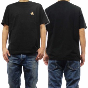 【セール 40％OFF！】MAISON KITSUNE メゾンキツネ メンズクルーネックTシャツ SPEEDY FOX PATCH COMFORT TEE SHIRT / MM00125 KJ0008 ブ