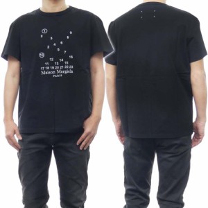 【14％OFF！】MAISON MARGIELA メゾンマルジェラ メンズクルーネックTシャツ S50GC0684 S22816 ブラック /2024春夏新作