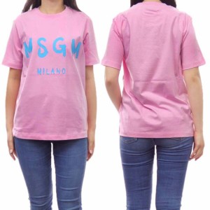 【○％OFF！】MSGM エムエスジーエム レディースクルーネックTシャツ 3641MDM510 247002 ピンク /2024春夏新作